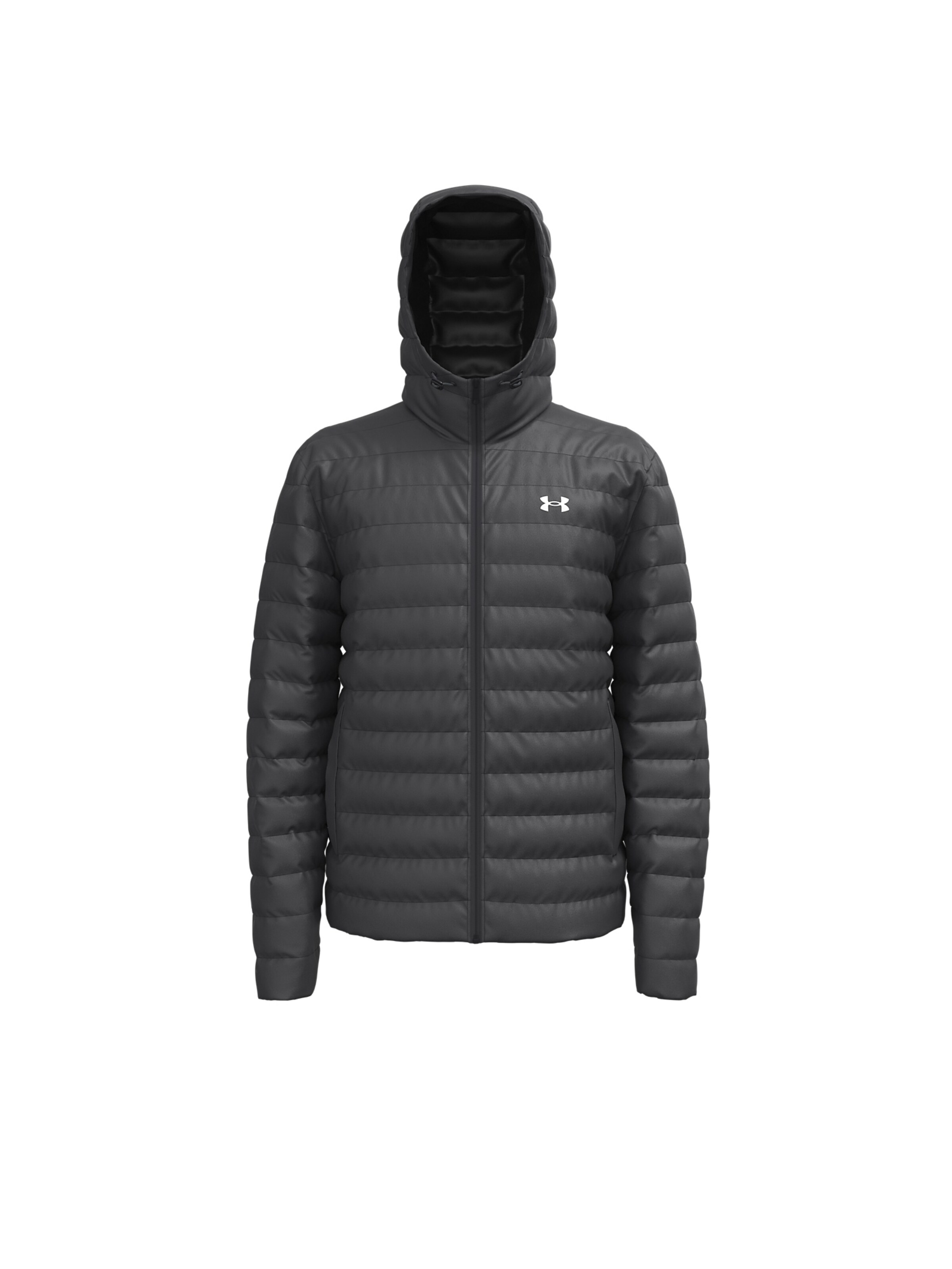 UNDER ARMOUR Athletic Jacket in Black: front