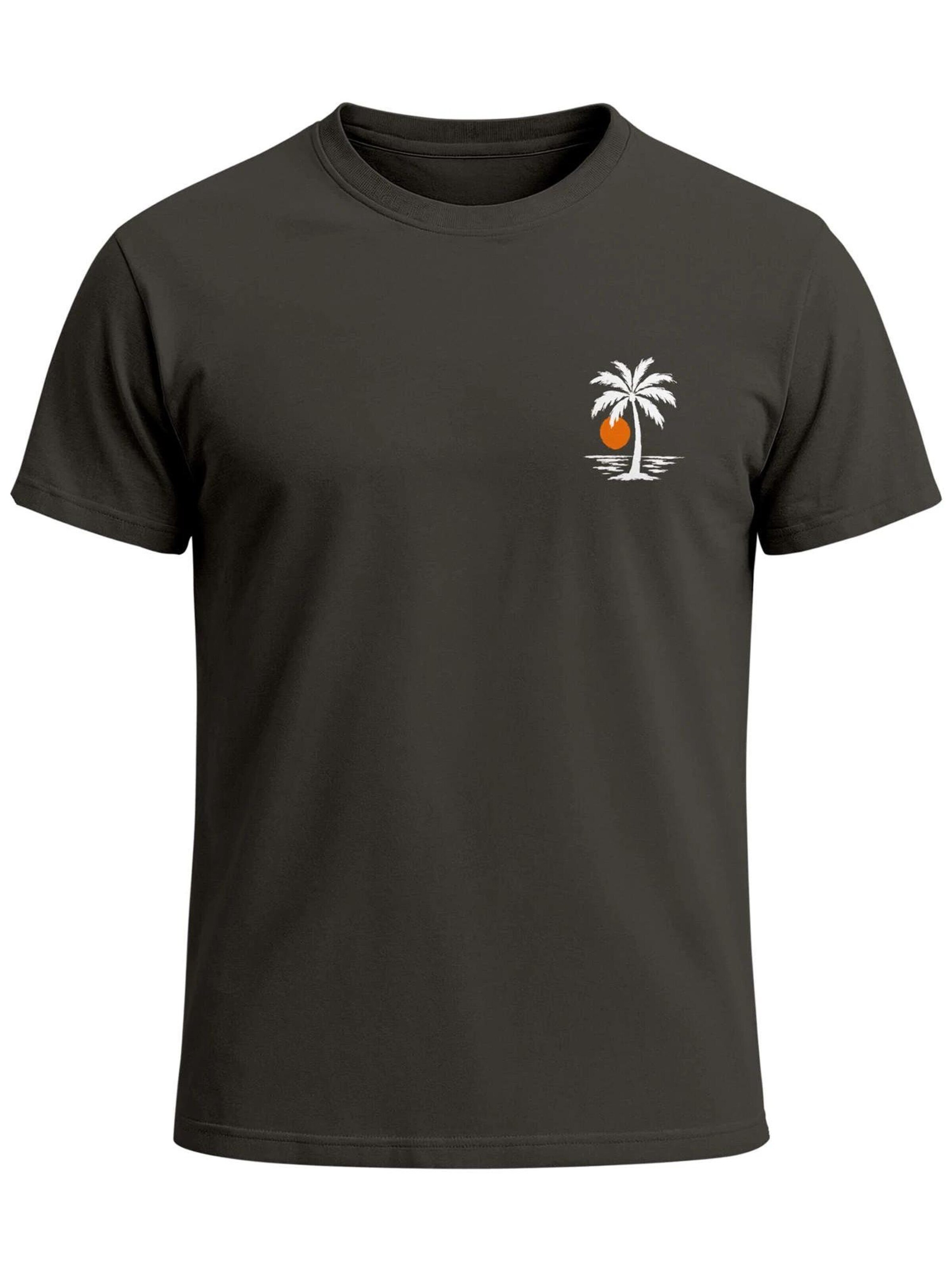 Neverless Shirt 'Beach Logo' in Grey: front