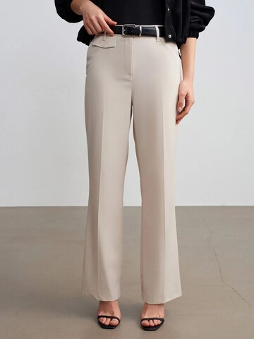 Regular Pantalon Dilvin en beige : devant