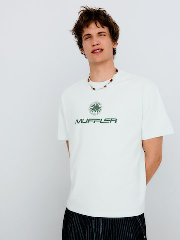 Bershka Tričko – modrá