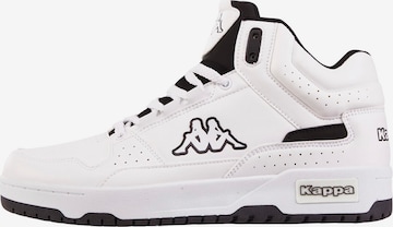 KAPPA High-Top Sneakers in White: front