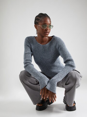 WEEKDAY Pullover 'Lex' in Blau