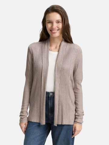 Cardigan TOM TAILOR en gris : devant