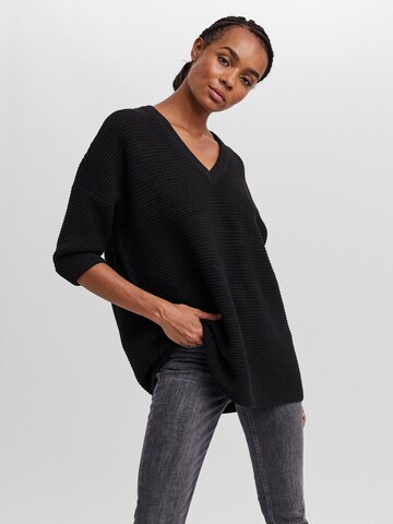 VERO MODA Sweater 'Leanna' in Black: front