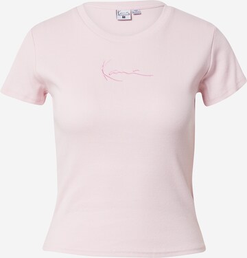 Karl Kani - Camiseta en rosa: frente