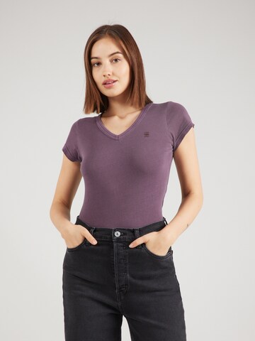G-STAR T-Shirt 'Eyben' in Lila: Vorderseite