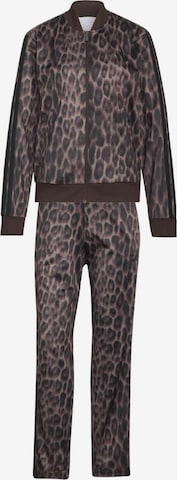 ADIDAS SPORTSWEAR Treenipuku 'Essentials' värissä ruskea: etupuoli