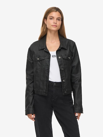 Noisy may Between-Season Jacket 'NMCOATED DEBRA' in Black: front