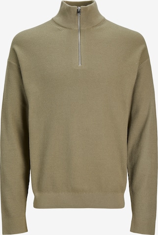 JACK & JONES Sweter 'SPRING' w kolorze zielony: przód