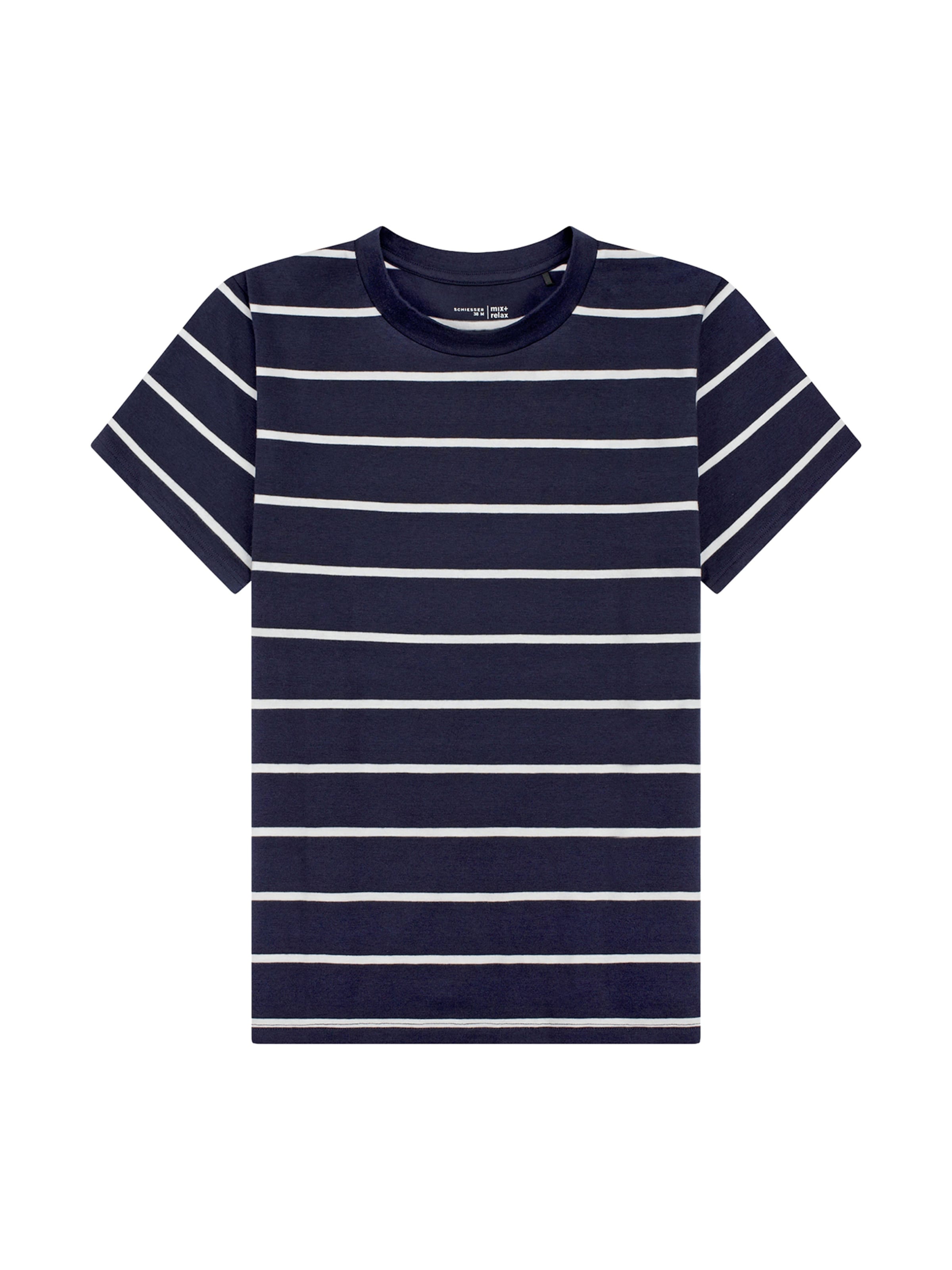 Chemise de nuit ' Mix Relax ' SCHIESSER en bleu : devant