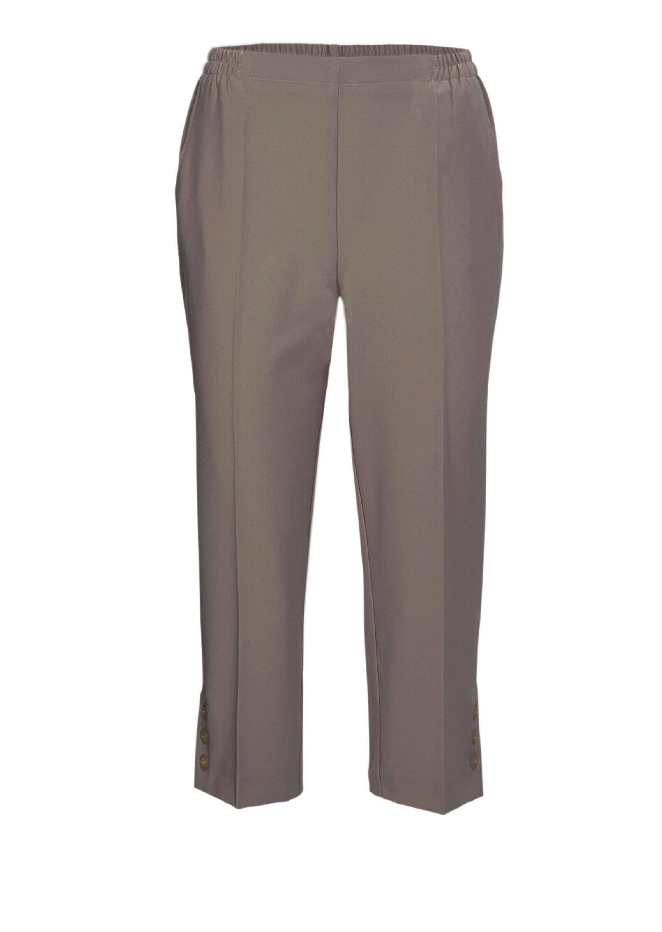 Regular Pantalon à plis 'Capri' Goldner en beige : devant