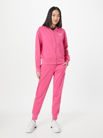 EA7 Emporio Armani Tracksuit in Pink: front