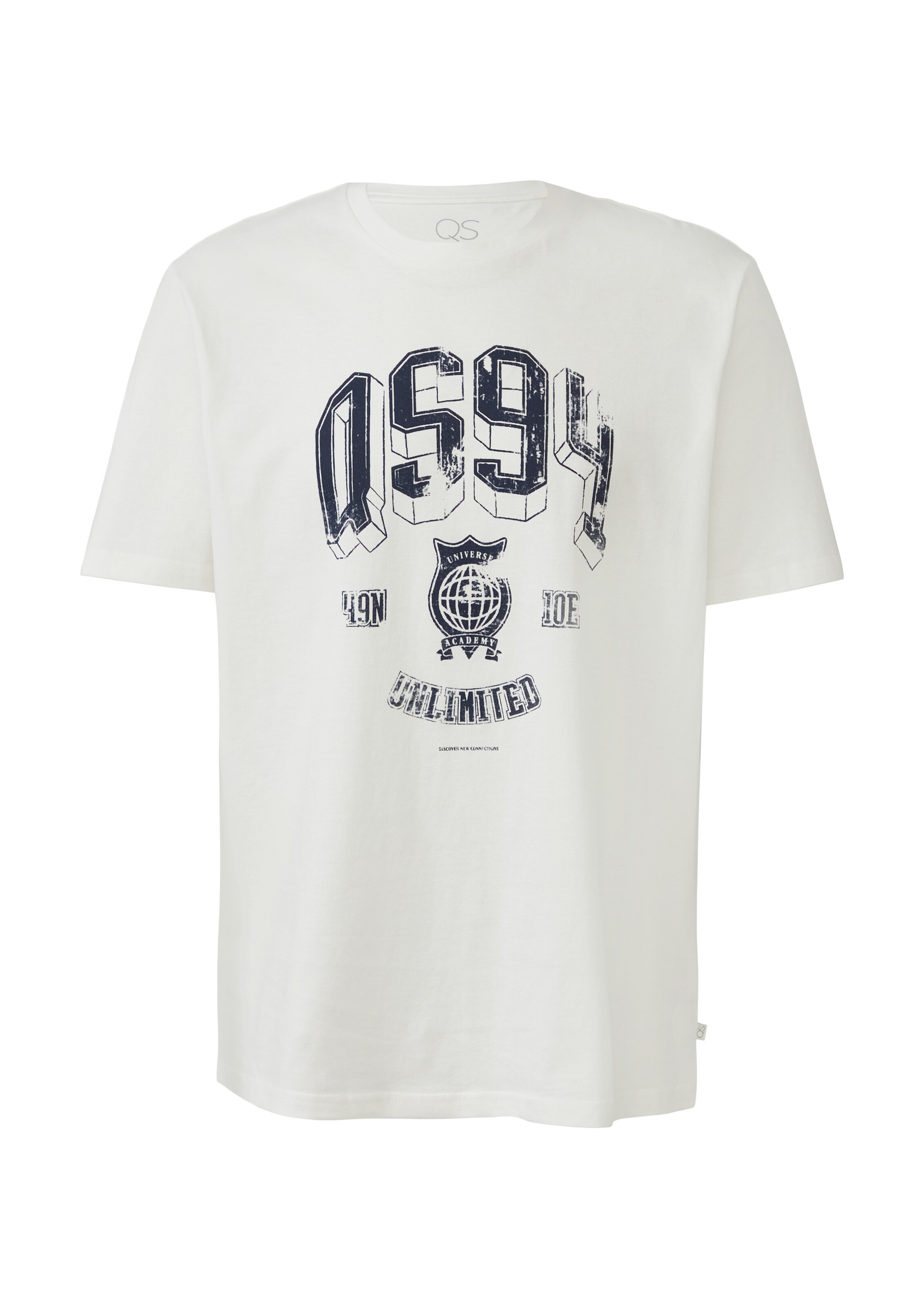 QS Shirt in Beige: Vorderseite