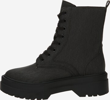 TOMMY HILFIGER Lace-Up Ankle Boots in Black