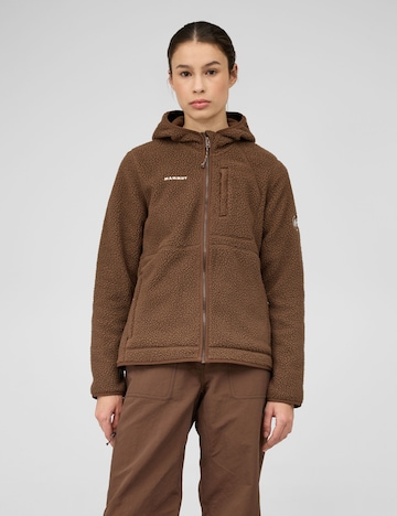 MAMMUT Funktionsfleecejacke ‘Falera Pro' in Braun: Vorderseite