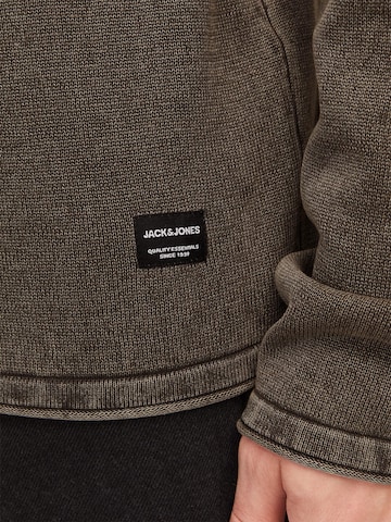 JACK & JONES Regular fit Sweater 'Leo' in Brown
