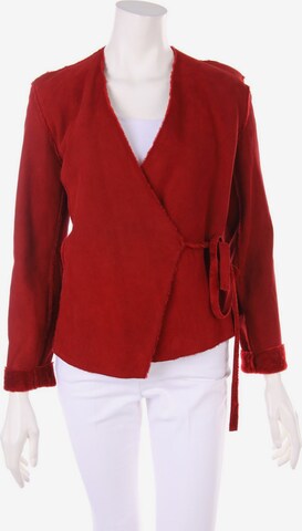 Donna Karan New York Shearlingjacke S in Rot: predná strana