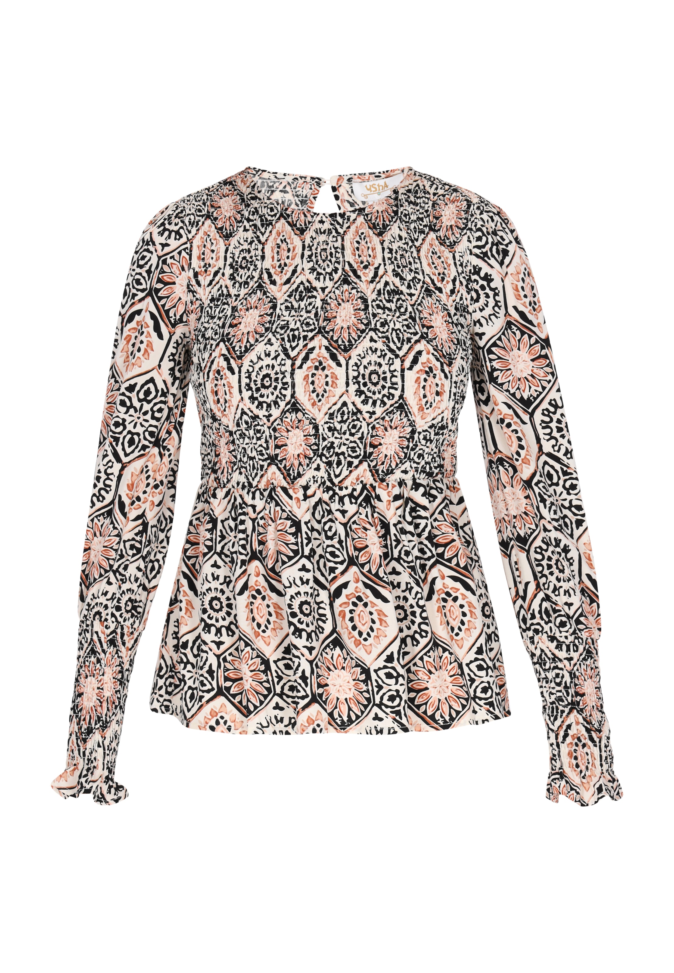 usha FESTIVALBluza - crna boja: prednji dio