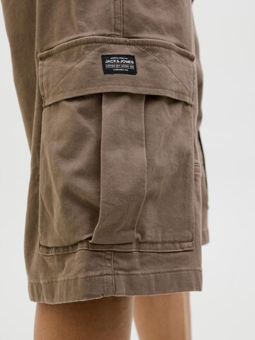 JACK & JONES Loosefit Cargobroek 'JPSTCole JJJonnie' in Bruin