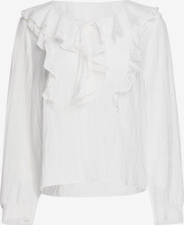 faina - Blusa em branco: frente