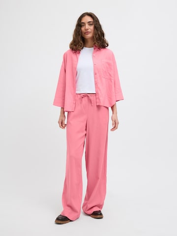 JJXX Wide leg Byxa 'JXBreeze Flora Summer' i rosa