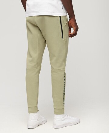 Superdry Tapered Trousers 'Sport Tech' in Grey