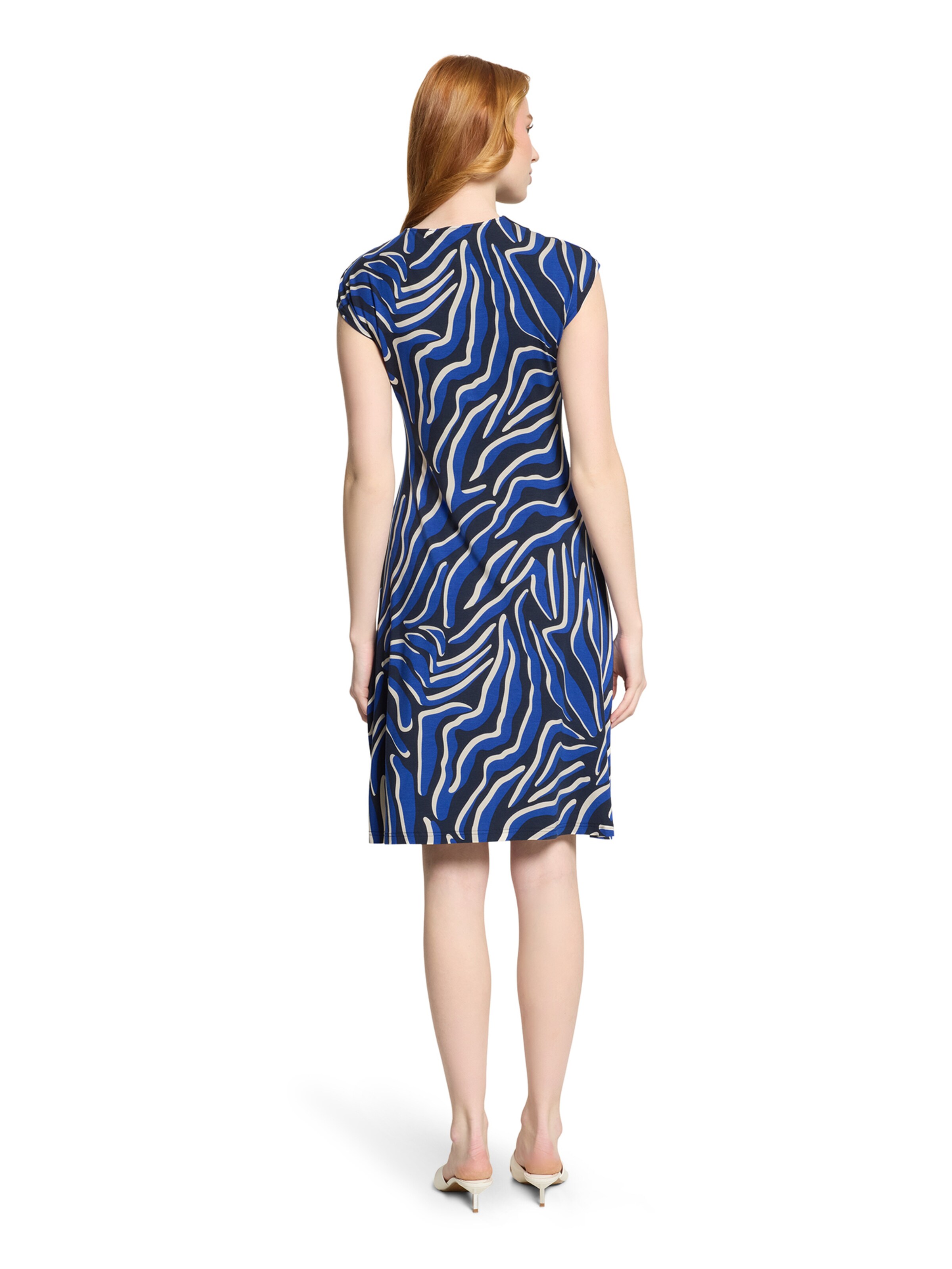 Betty Barclay Jerseykleid mit Raffung in Blau