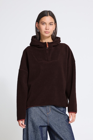 ICHI Pullover 'MONSI ' in Braun: Vorderseite