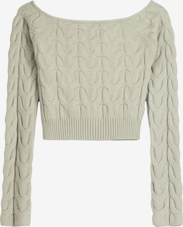 Bershka Trui in Beige: voorkant