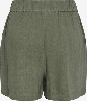 PIECES Regular Trousers 'VINSTY' in Green