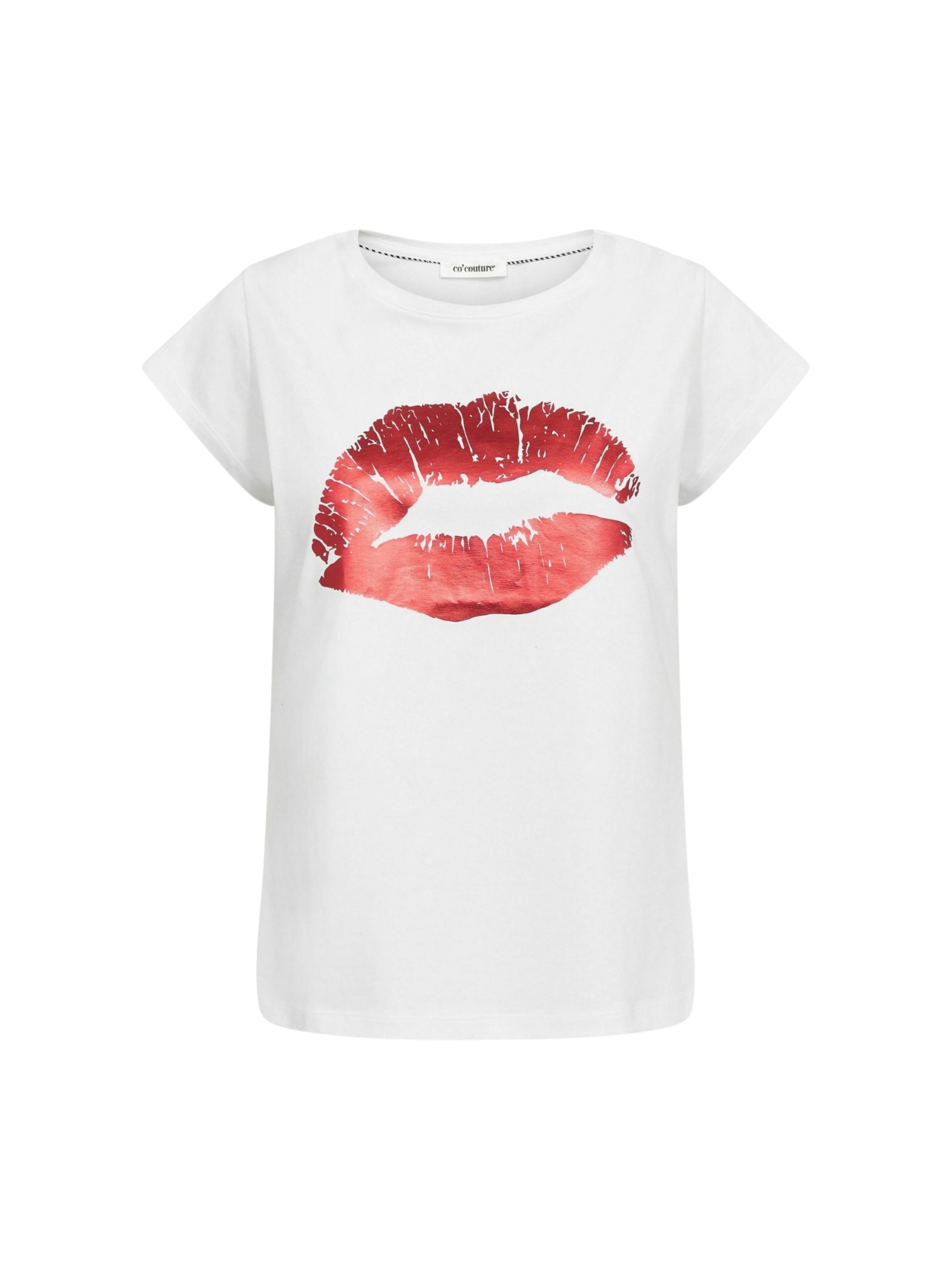 co'couture - Top ' Kiss ' en rojo: frente