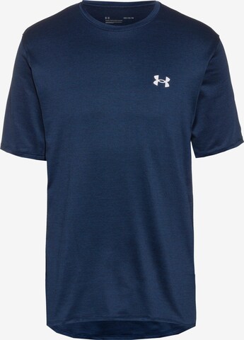 T-Shirt fonctionnel UNDER ARMOUR en bleu : devant