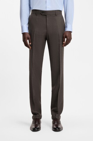 BOSS Slimfit Chinohose in Braun: Vorderseite