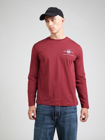 Maglietta di GANT in rosso: frontale