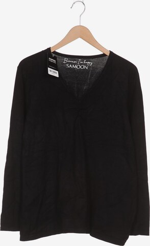 SAMOON Sweater & Cardigan in XXXL in Black: front