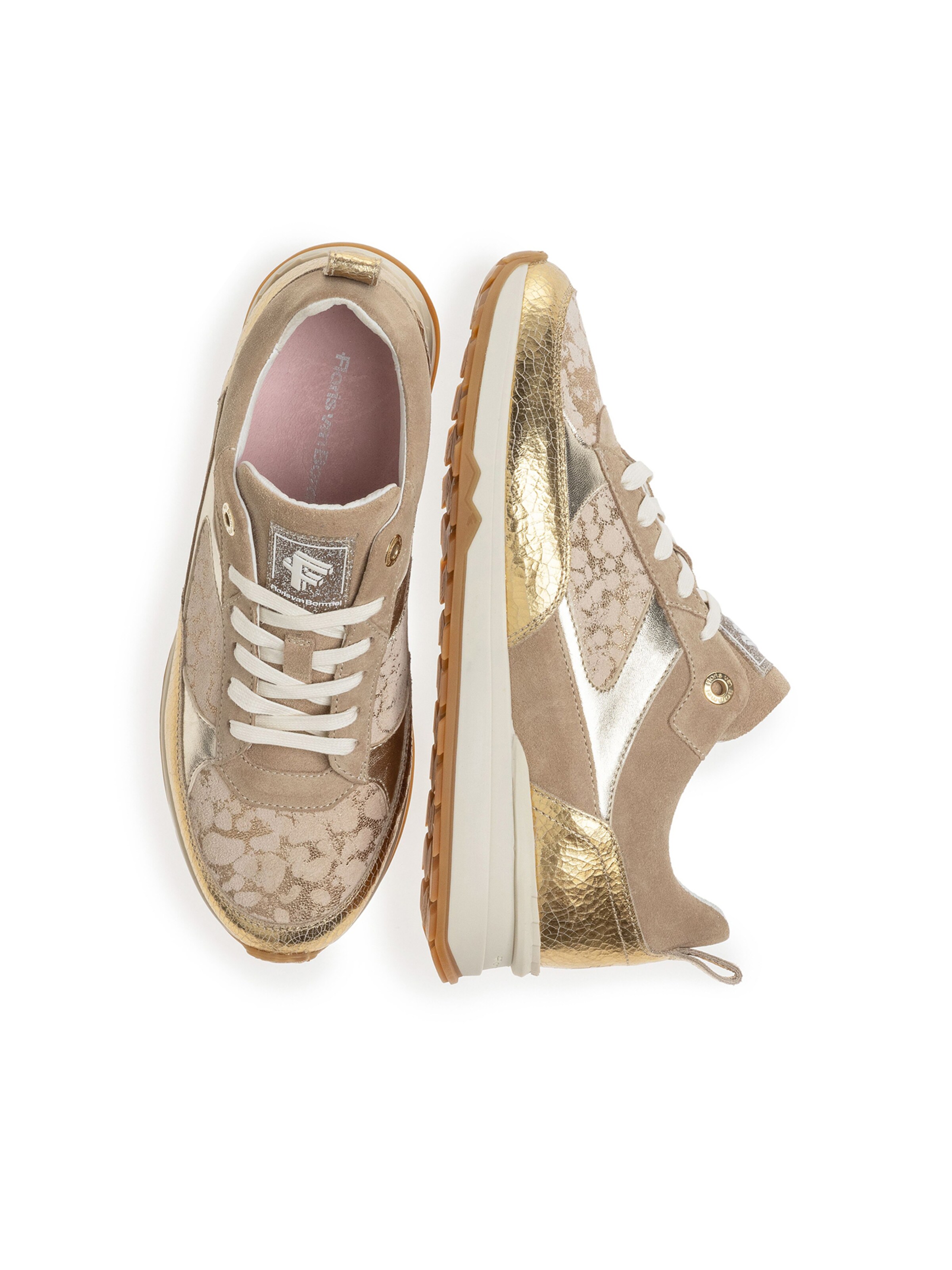 Floris van Bommel Sneakers laag 'Mari 03' in Goud