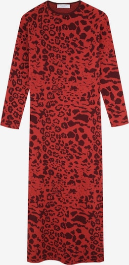 Scalpers Šaty - hnedá / červená, Produkt