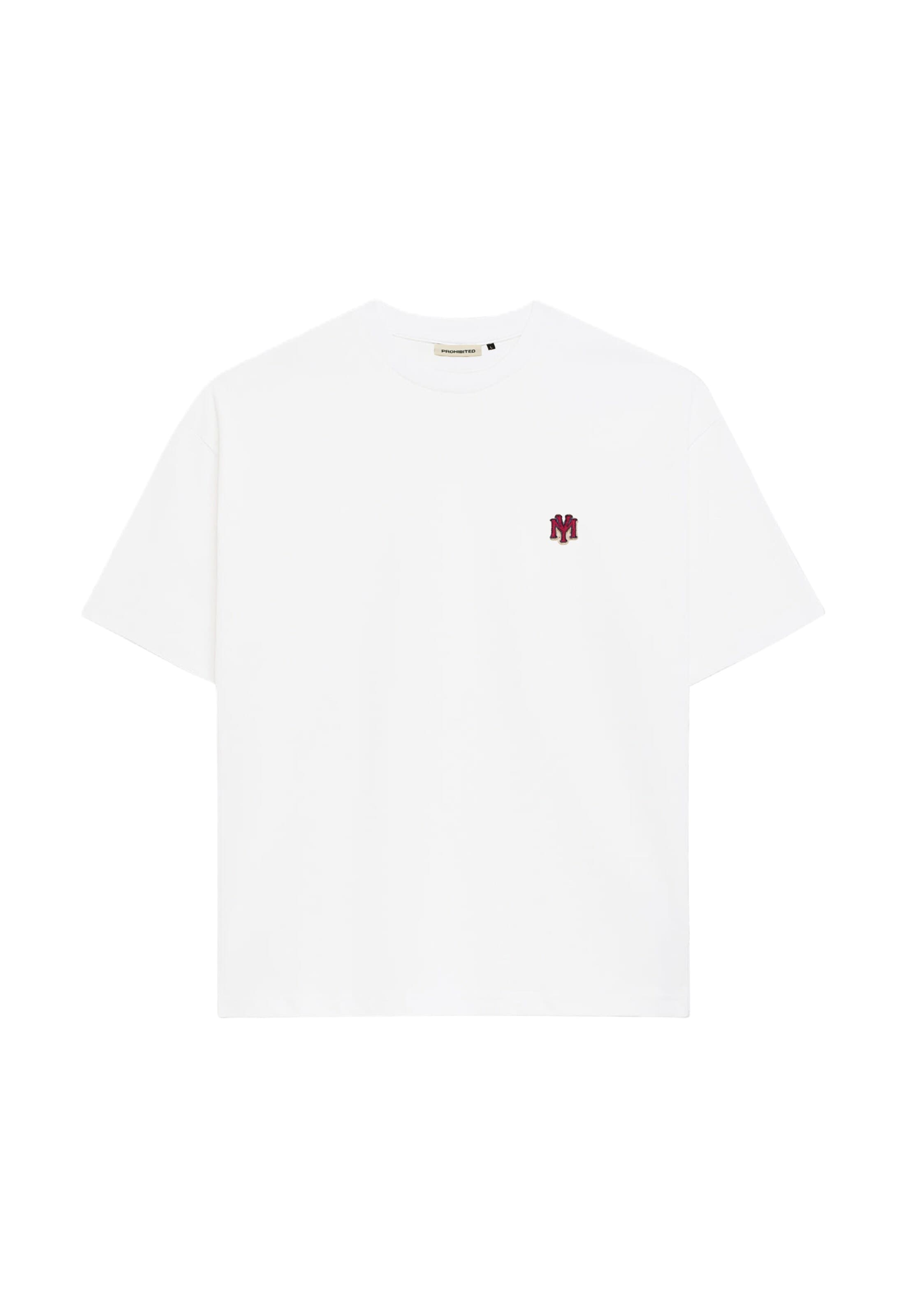 Prohibited Shirt 'Office' in Wit: voorkant