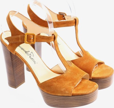 EMANUELA PASSERI Sandals & High-Heeled Sandals in 41 in Chocolate / Cognac, Item view