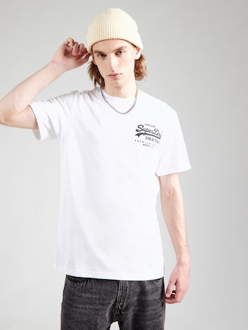 Superdry Тениска 'TOKYO' в бяло