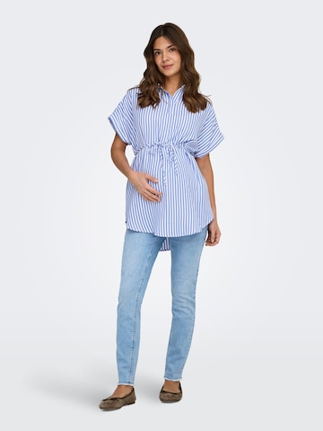 Only Maternity Skinny Jeans 'OLMBlush' in Blue