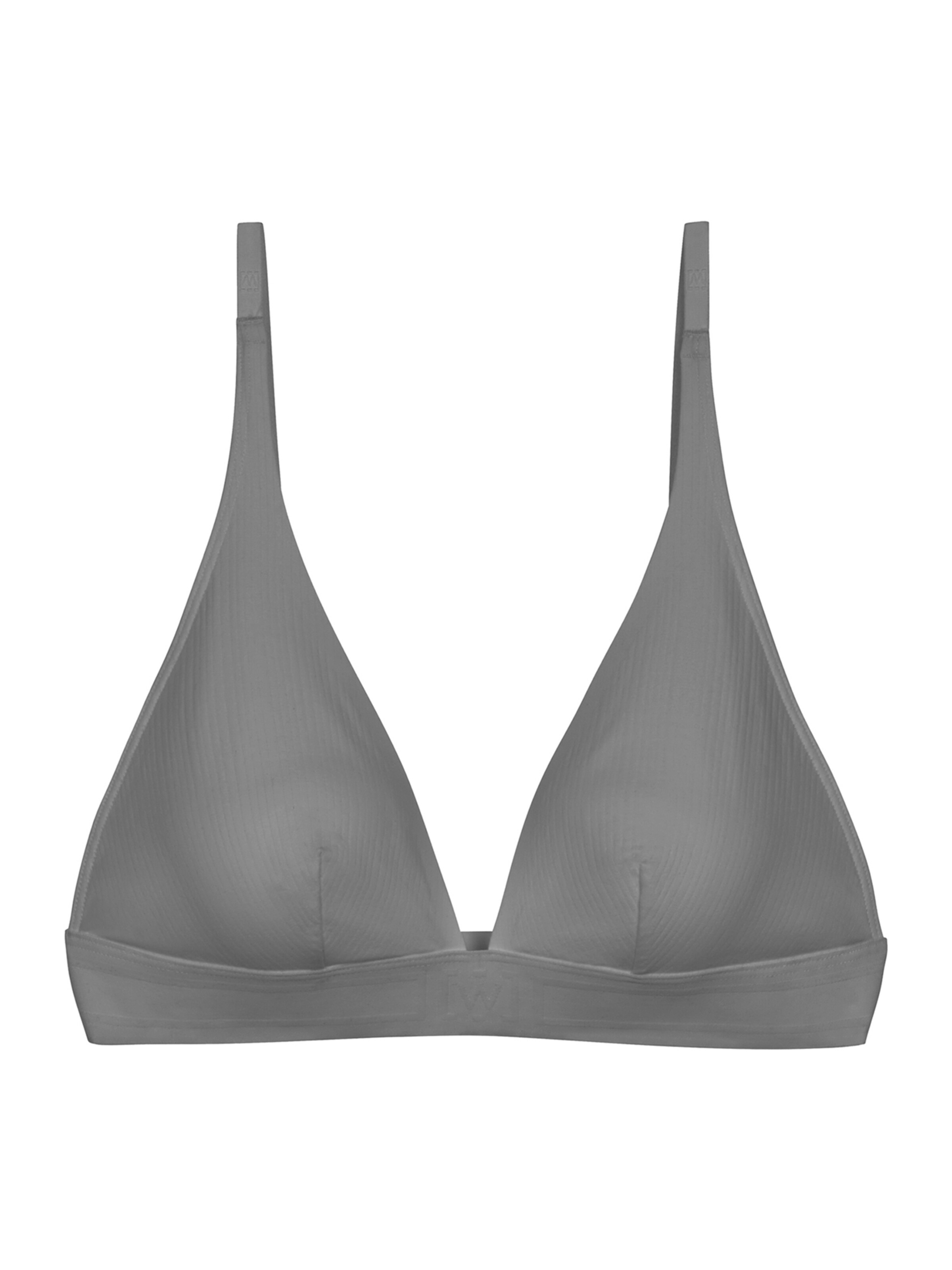 Wolford Triangle Bra in Grey: front