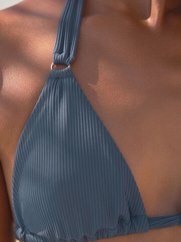 Next Triangle Bikini top in Blue