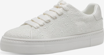 Baskets basses Tamaris en blanc : devant