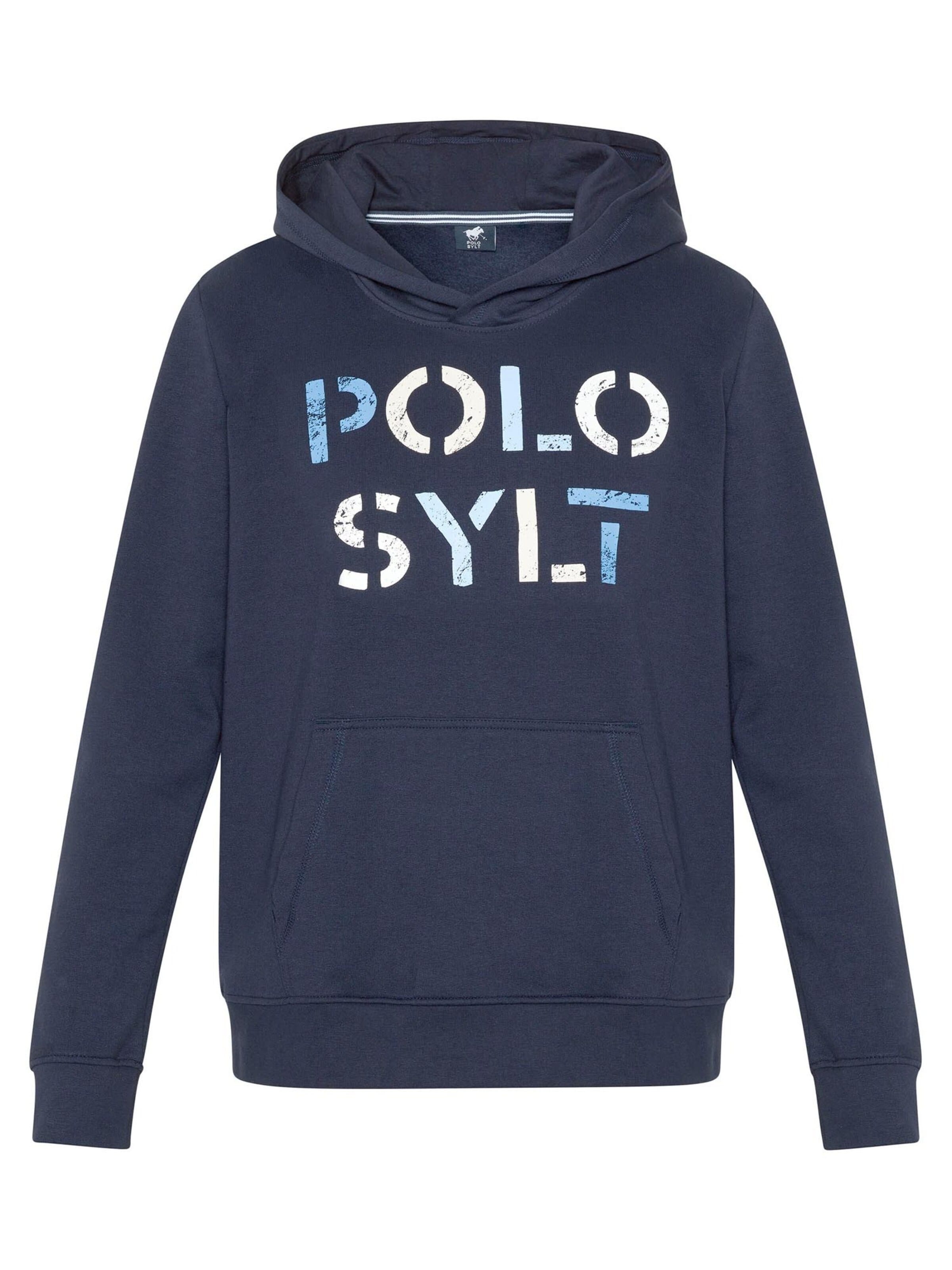 Polo Sylt Sweatshirt 'Basic' in Blue: front