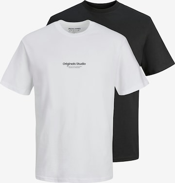 JACK & JONES Paita 'JORVESTERBRO' värissä musta: etupuoli