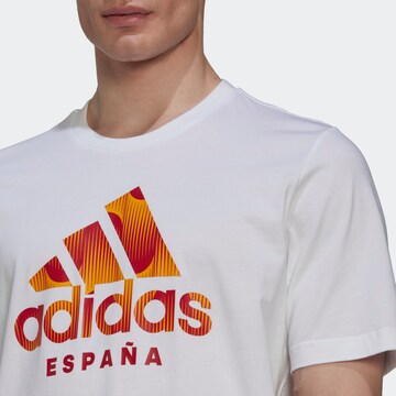 T-Shirt fonctionnel 'Spain Graphic' ADIDAS SPORTSWEAR en blanc