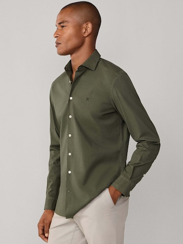 Hackett London Regular Fit Hemd in Grün