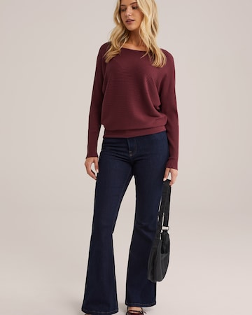 Pull-over WE Fashion en rouge