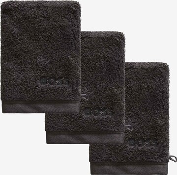 BOSS Washcloth in Black: front